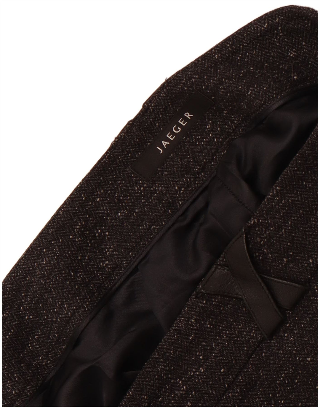 Jaeger Kvinder Casual Bukser med brede ben W30 L31 Grå Flecked