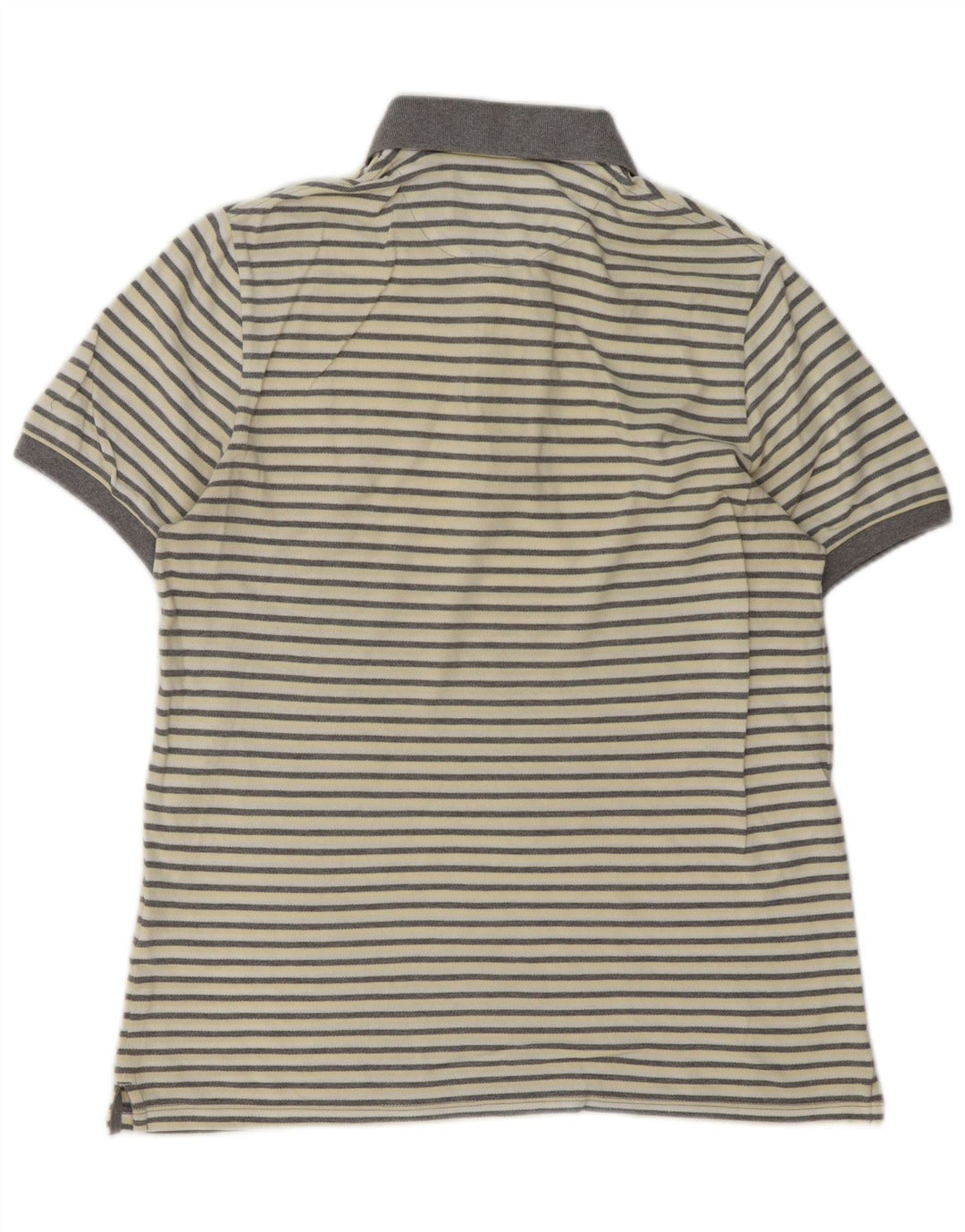 Lyle & Scott Herre poloshirt Medium Off White Stribet bomuld