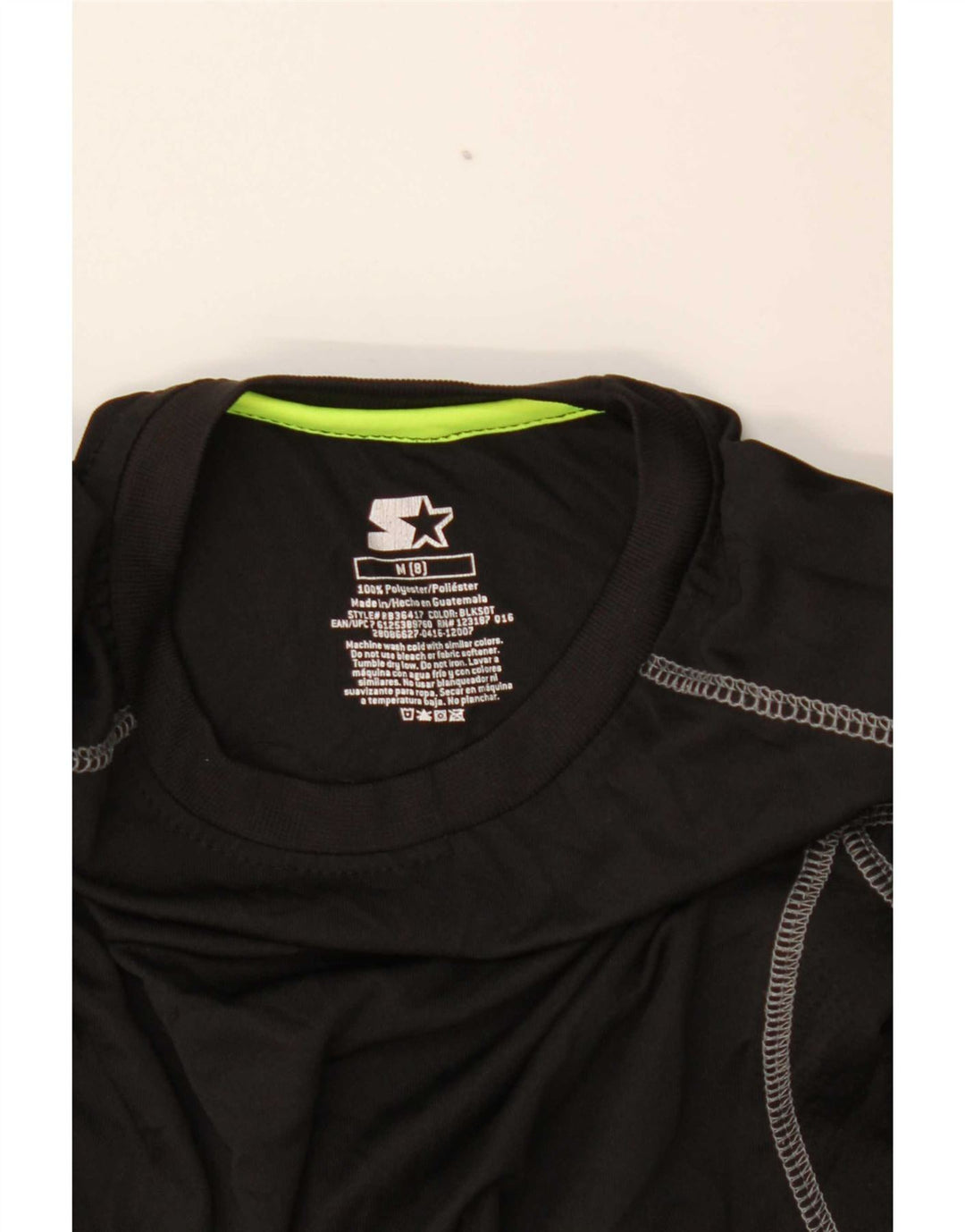 Starter Drenge Top Langærmet 7-8 År Medium Sort Polyester