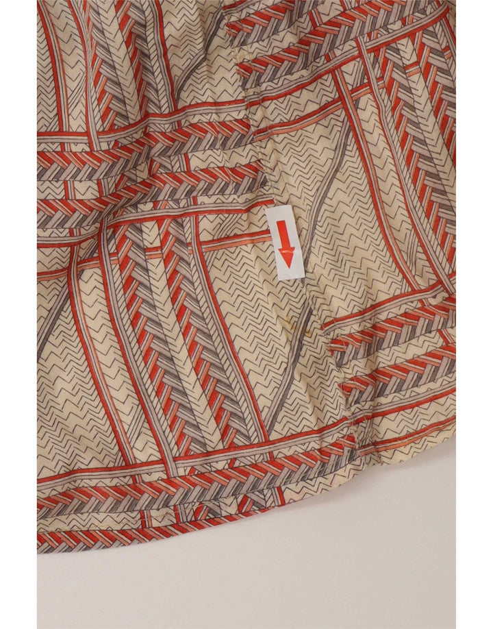 Cavallo Herreskjorte str. 41 Medium Beige Geometrisk Bomuld