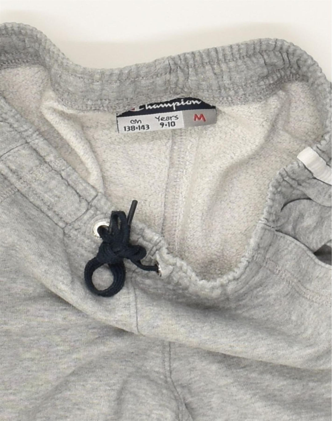 CHAMPION Boys Tracksuit Trousers Joggers 9-10 Years Medium Grey Cotton | Vintage Champion | Thrift | Second-Hand Champion | Used Clothing | Messina Hembry 