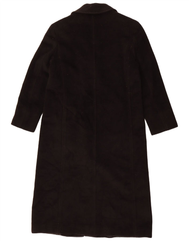 Max & Co. Dobbeltradet frakke til kvinder UK 12 Medium Black Virgin Wool