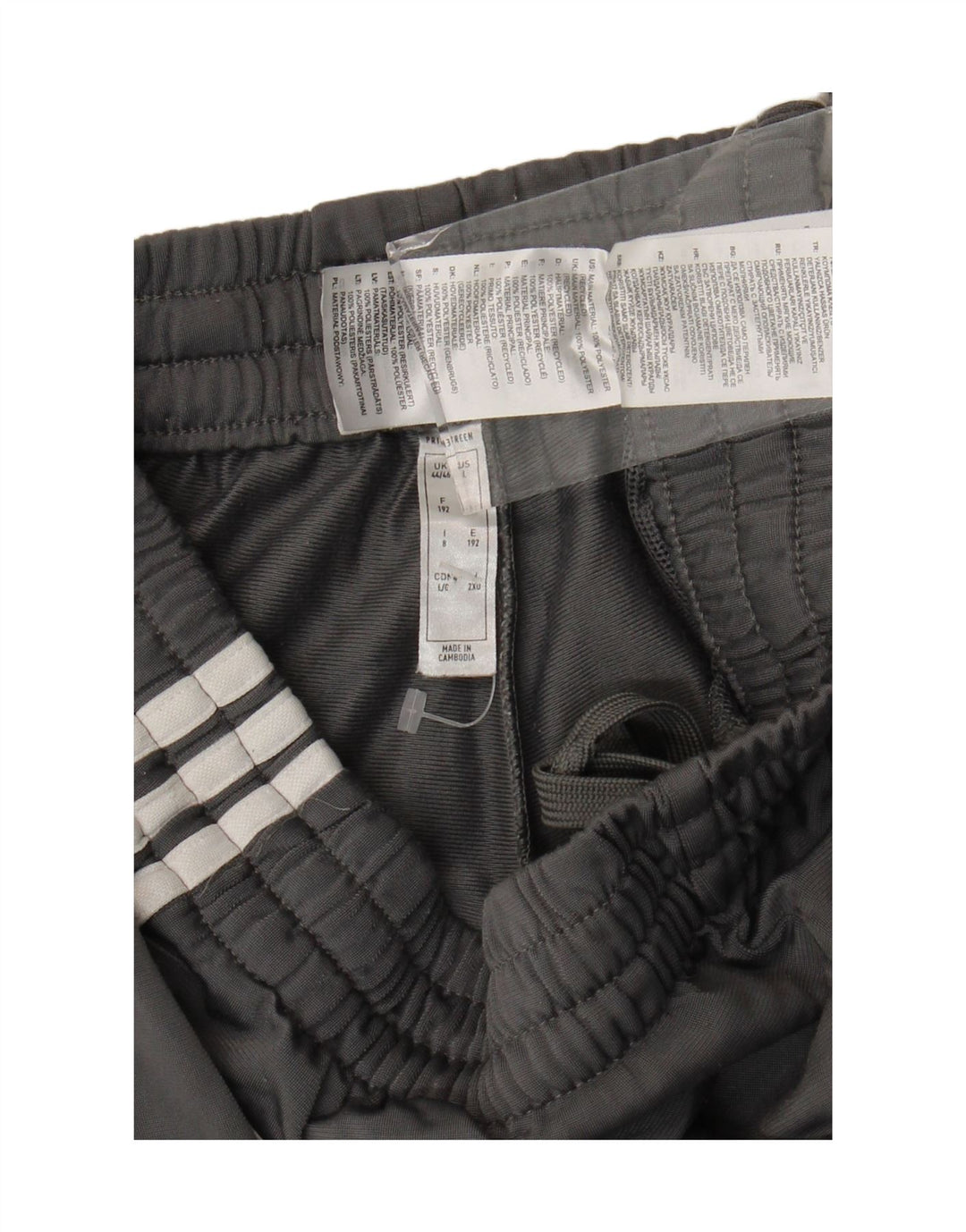 Adidas Træningsdragt til mænd Joggers UK 44/46 Large Grå Polyester