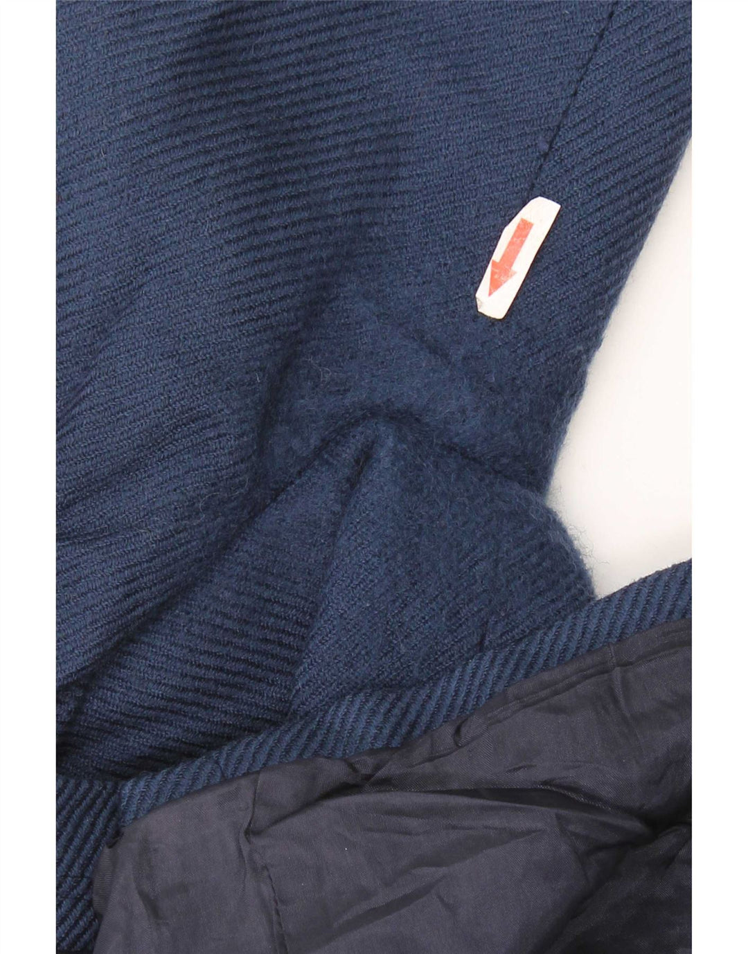 Luisa Spagnoli Dame 5-knaps blazerjakke IT 46 Large Blue Virgin Wool