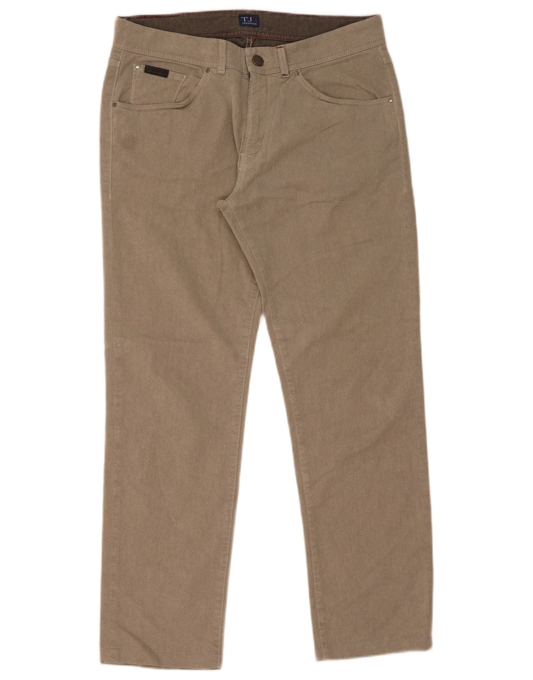 Trussardi Straight Jeans til mænd W36 L31 Beige Bomuld