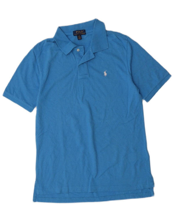 Polo Ralph Lauren drenge polo skjorte 14-15 år Stor blå bomuld