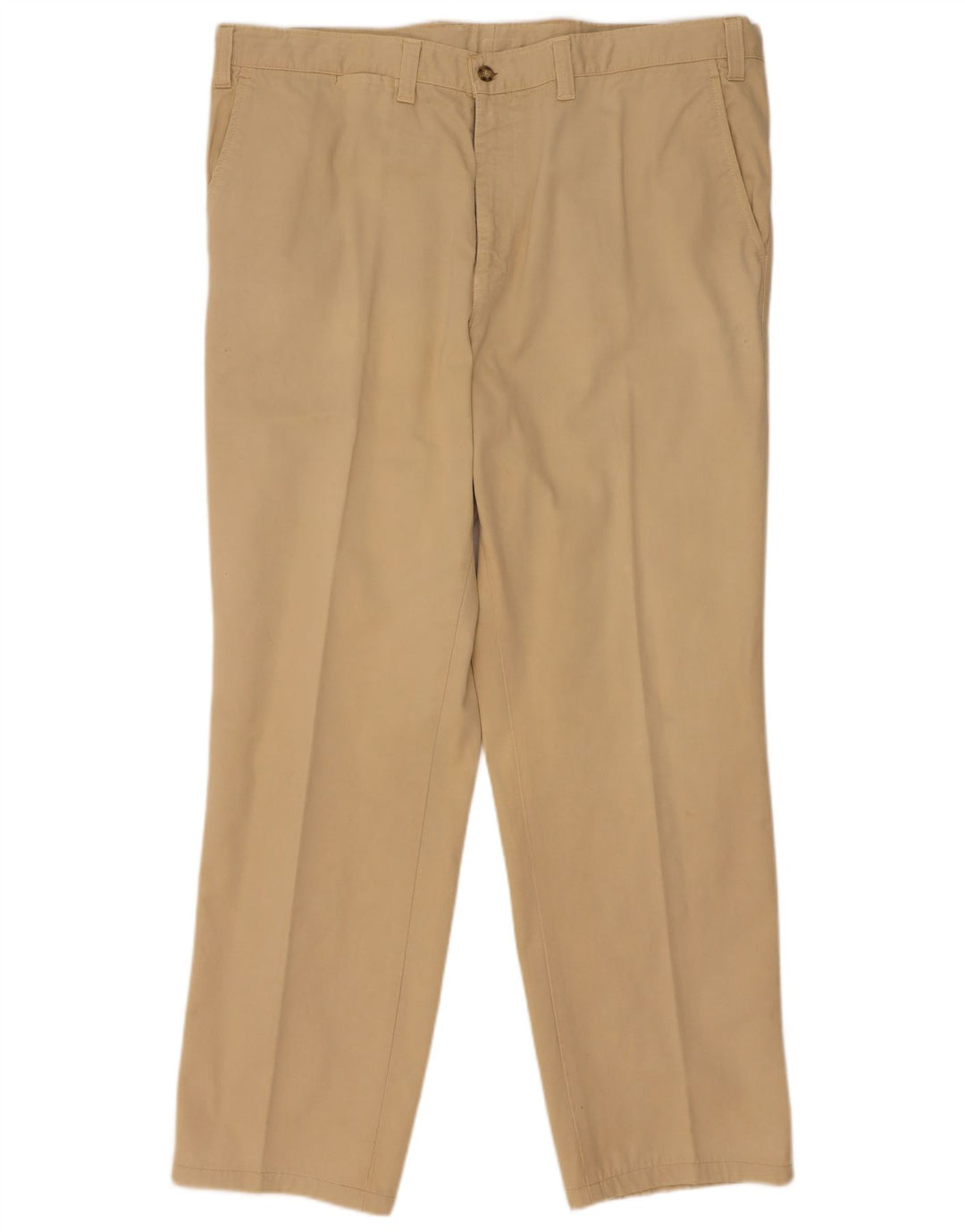 Vintage lige chinobukser til mænd W40 L31 Beige