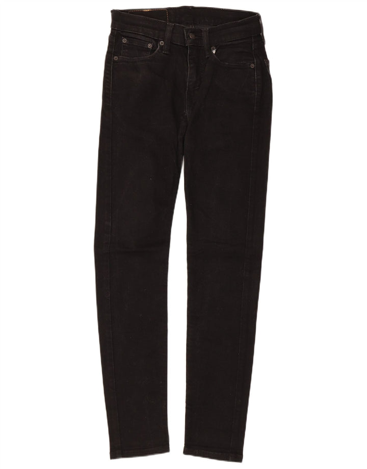 LEVI'S Herre 519 Hi-Ball Skinny Jeans W28 L29 sort bomuld