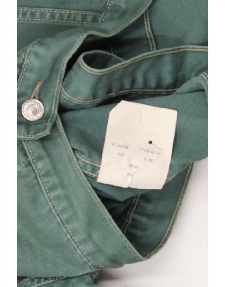 Levi's Herre denimjakke UK 42 XL Grøn Bomuld