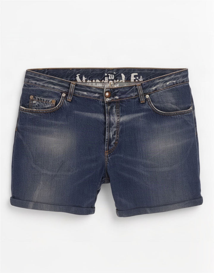 Zu Elements Herre Denim Shorts Large W36 Blå Bomuld