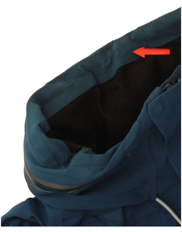 Rohan Herre Hooded Windbreaker Jacket UK 38 Medium Blue Polyamide