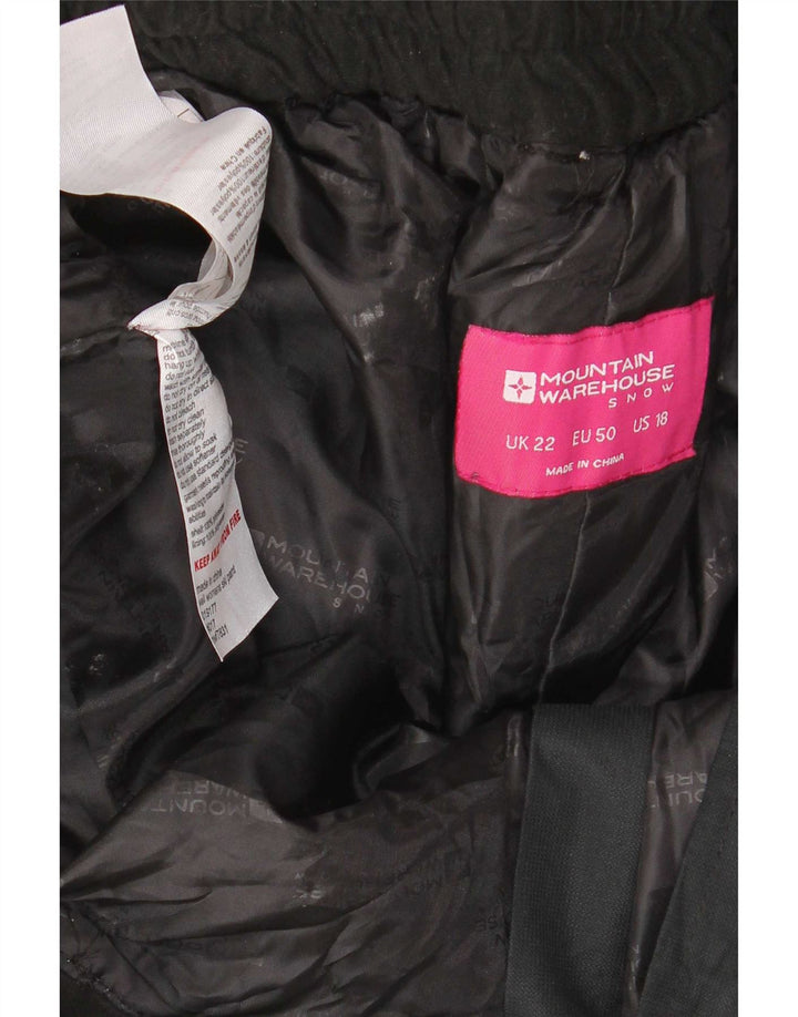 Mountain Warehouse Dame Skibukser UK 22 3XL Sort Polyester