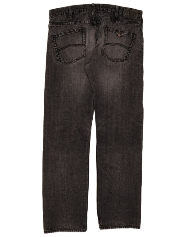 Armani Dame Straight Jeans W38 L32 Grå