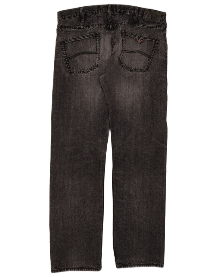 Armani Dame Straight Jeans W38 L32 Grå