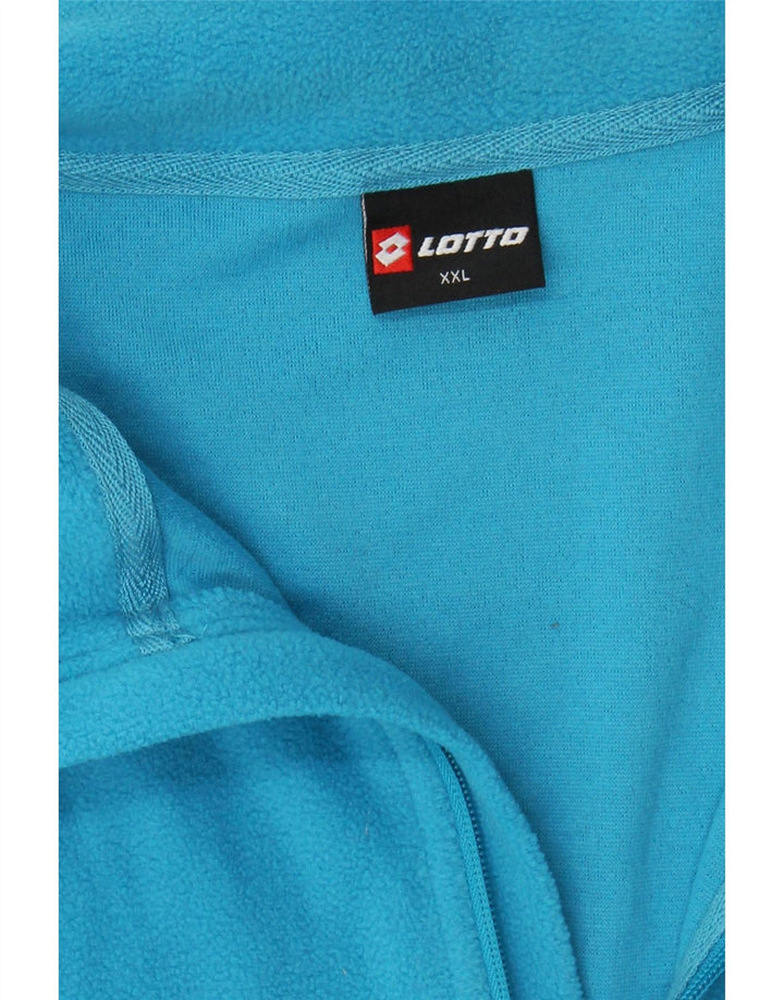 LOTTO Womens Fleece Jacket UK 20 2XL Blue Vintage Lotto and Second-Hand Lotto from Messina Hembry 