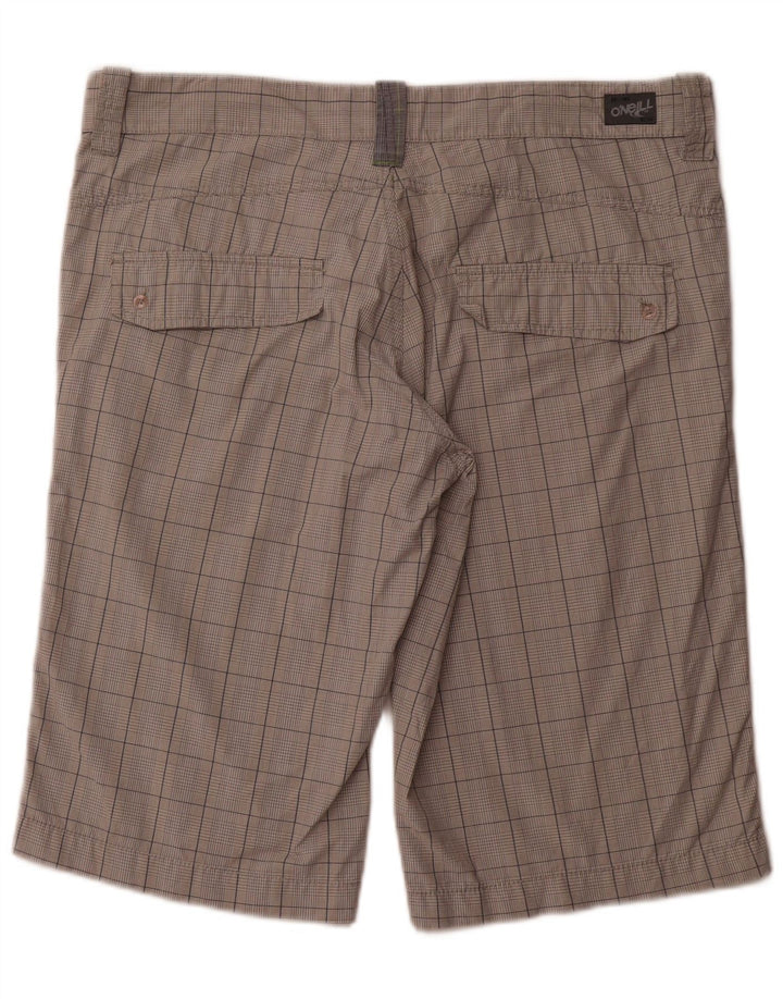 O'Neill Chino Shorts til mænd W31 mellemgrå plaid bomuld