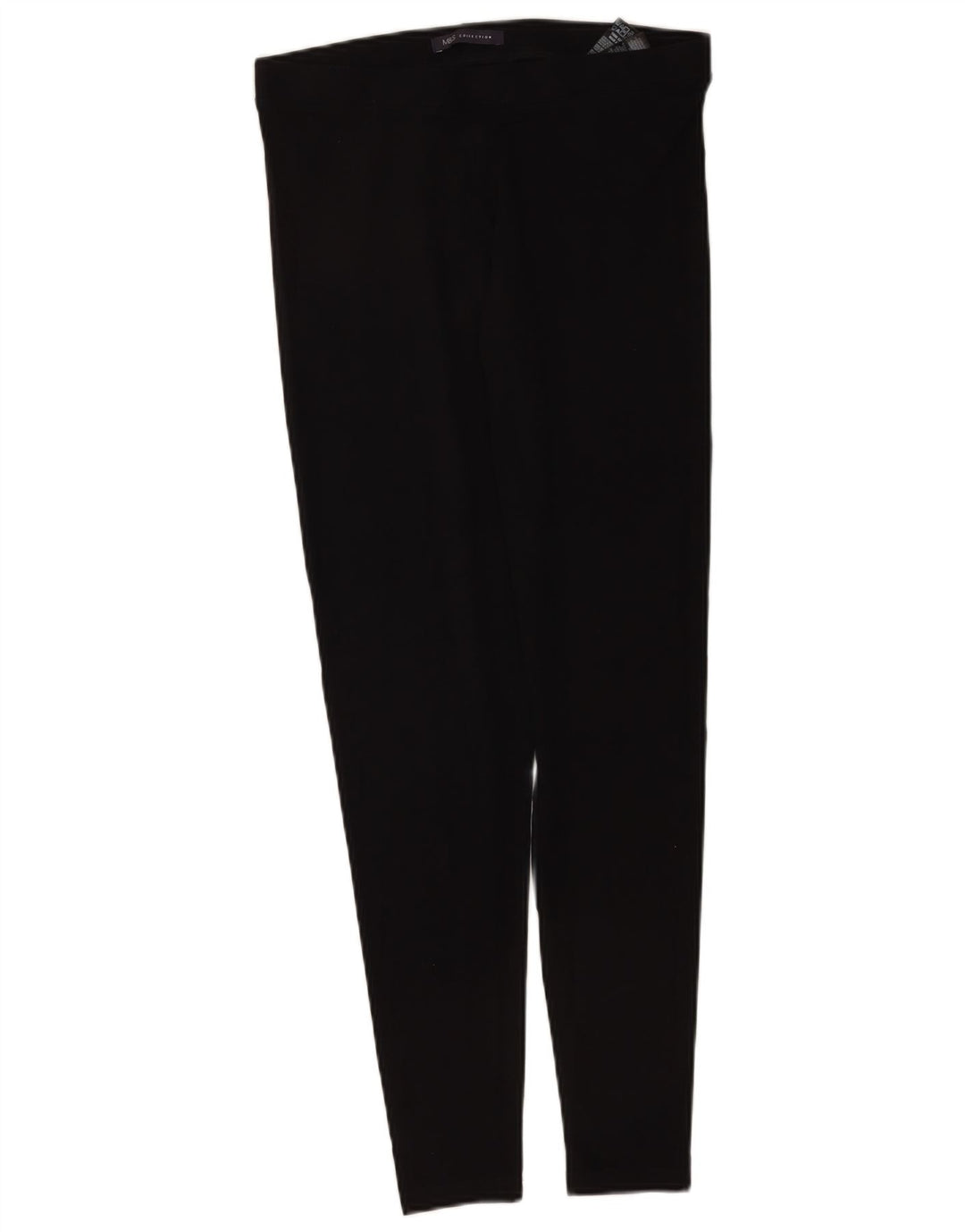Marks & Spencer Womens Regular Leggings UK 12 Medium Black Bomuld