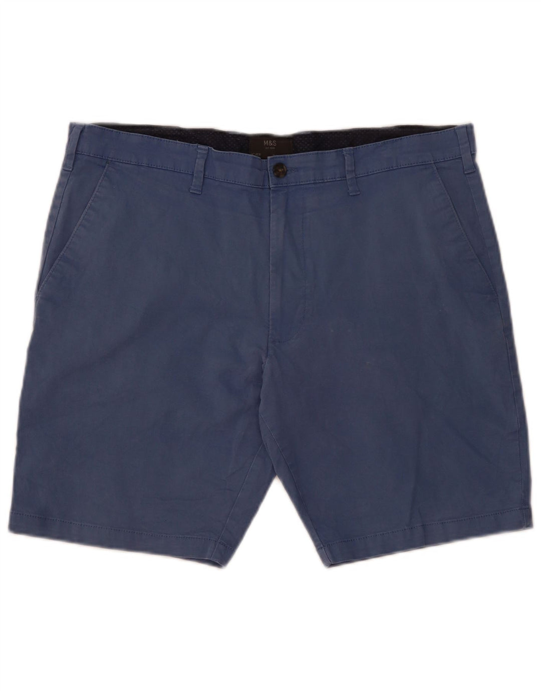 MARKS & SPENCER Chino Shorts til mænd W38 XL Blå