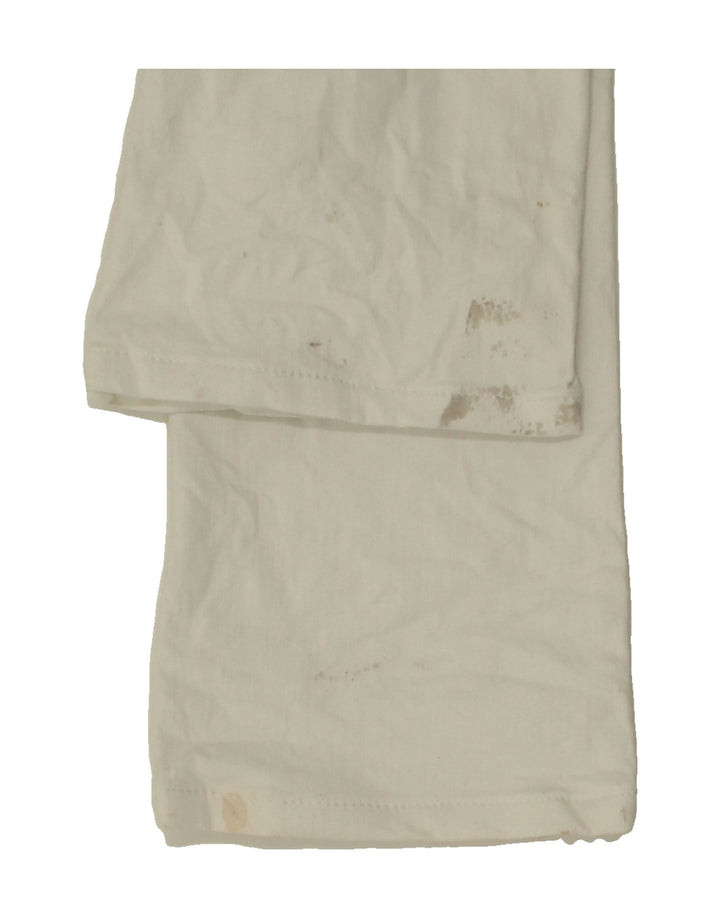 GUESS Womens Bootcut Jeans W27 L29 White Cotton Vintage Guess and Second-Hand Guess from Messina Hembry 