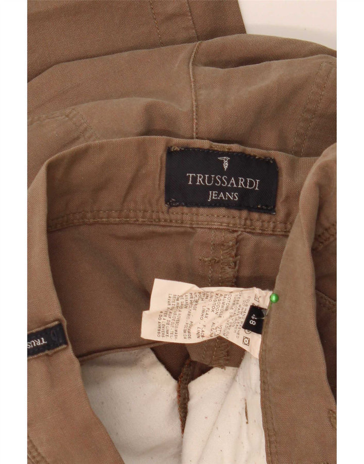 Trussardi Straight Cargo Bukser til mænd IT 48 Medium W30 L32 Brun Bomuld