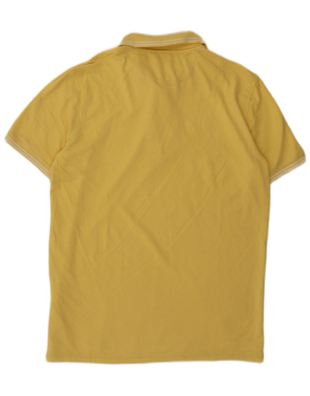 CHAMPION Herre Easy Fit Polo Shirt Medium Gul Bomuld