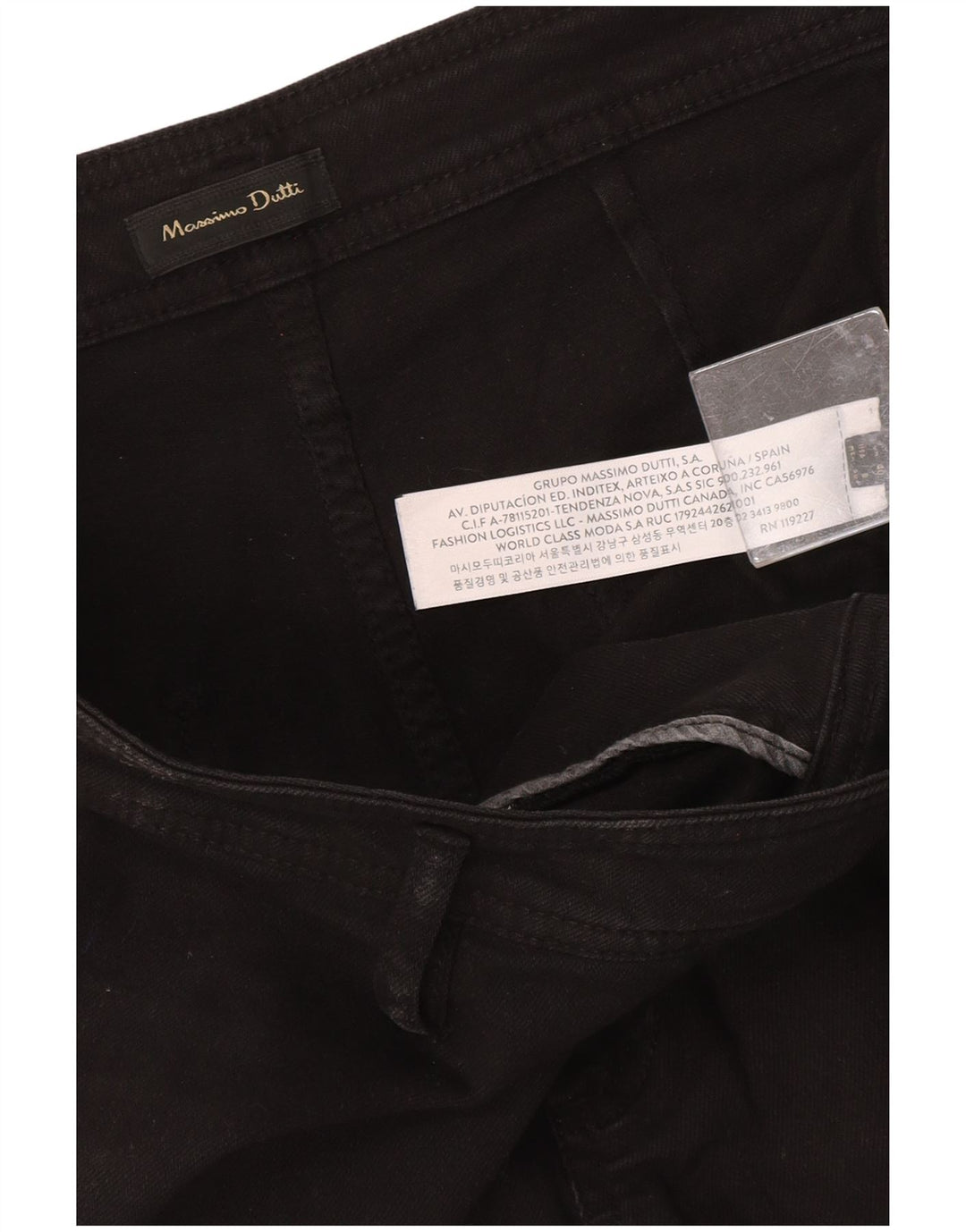 Massimo Dutti Dame Casual Bukser EU 40 Medium W30 L27 Sort Bomuld