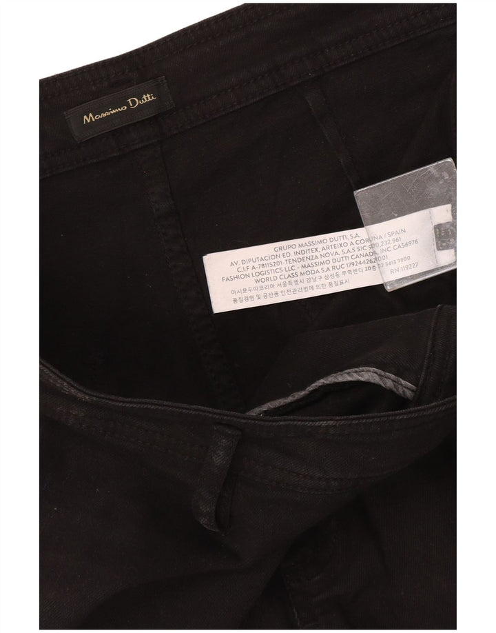 Massimo Dutti Dame Casual Bukser EU 40 Medium W30 L27 Sort Bomuld