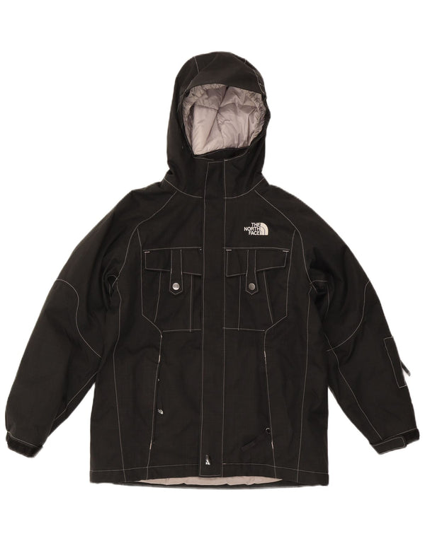 The North Face Boys Hooded Windbreaker Jacket 11-12 Years Large Black