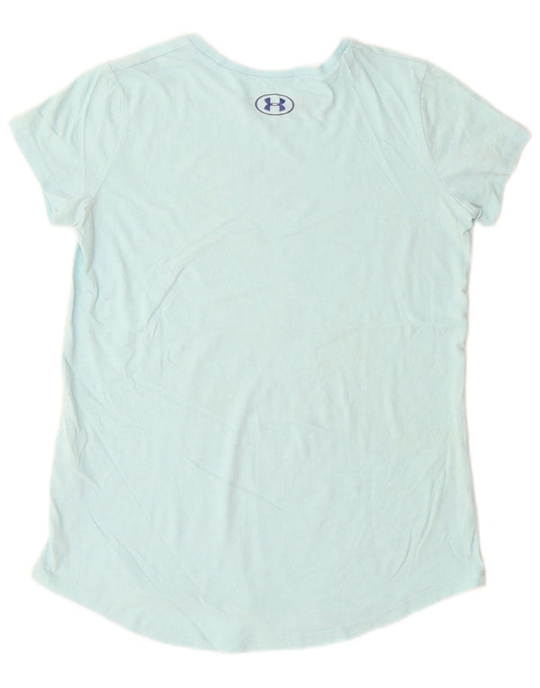 UNDER ARMOUR piger løs grafisk t-shirt top 11-12 år stor blå
