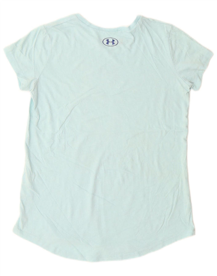 UNDER ARMOUR piger løs grafisk t-shirt top 11-12 år stor blå