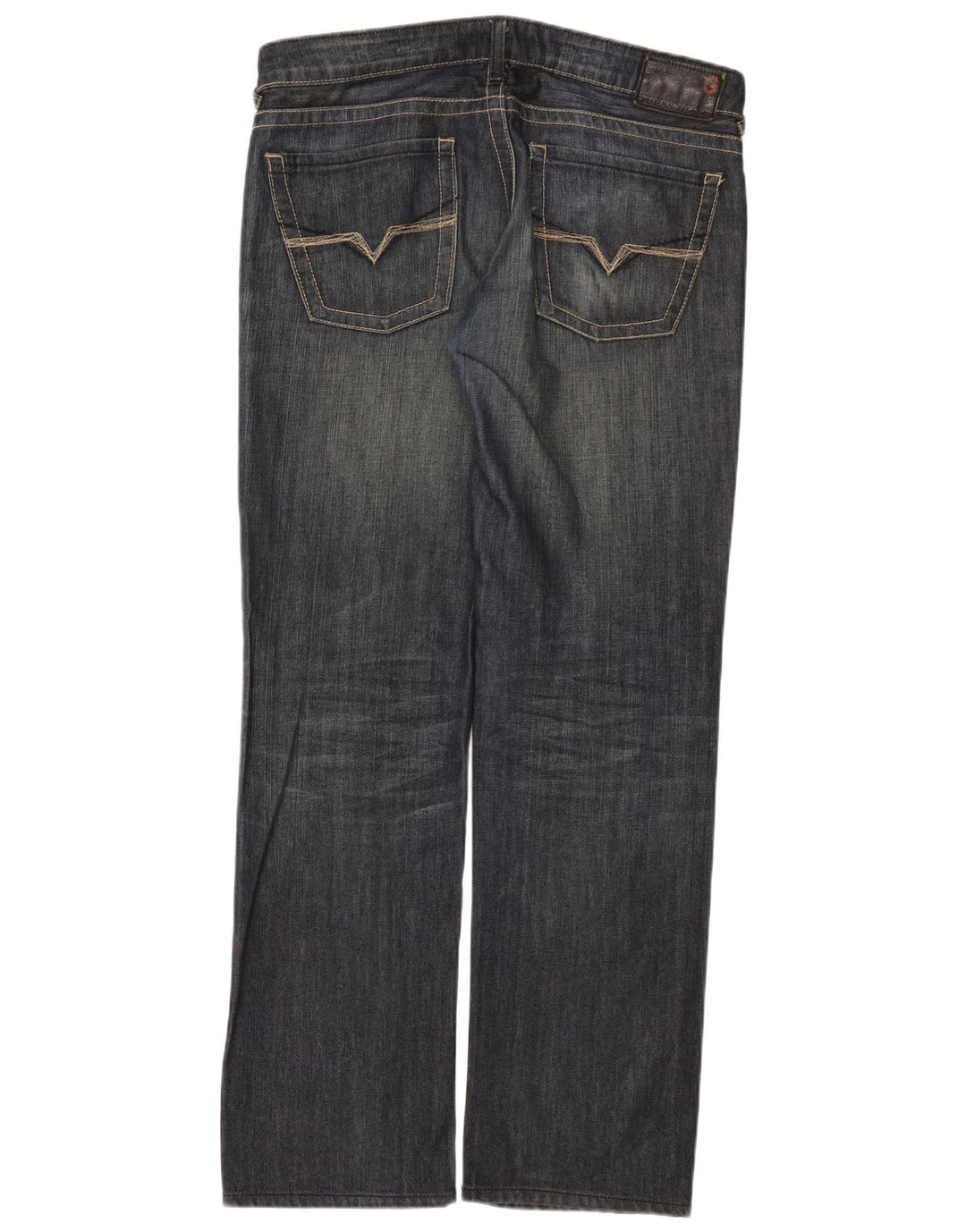 Guess Straight Jeans til mænd W36 L33 Blå Bomuld