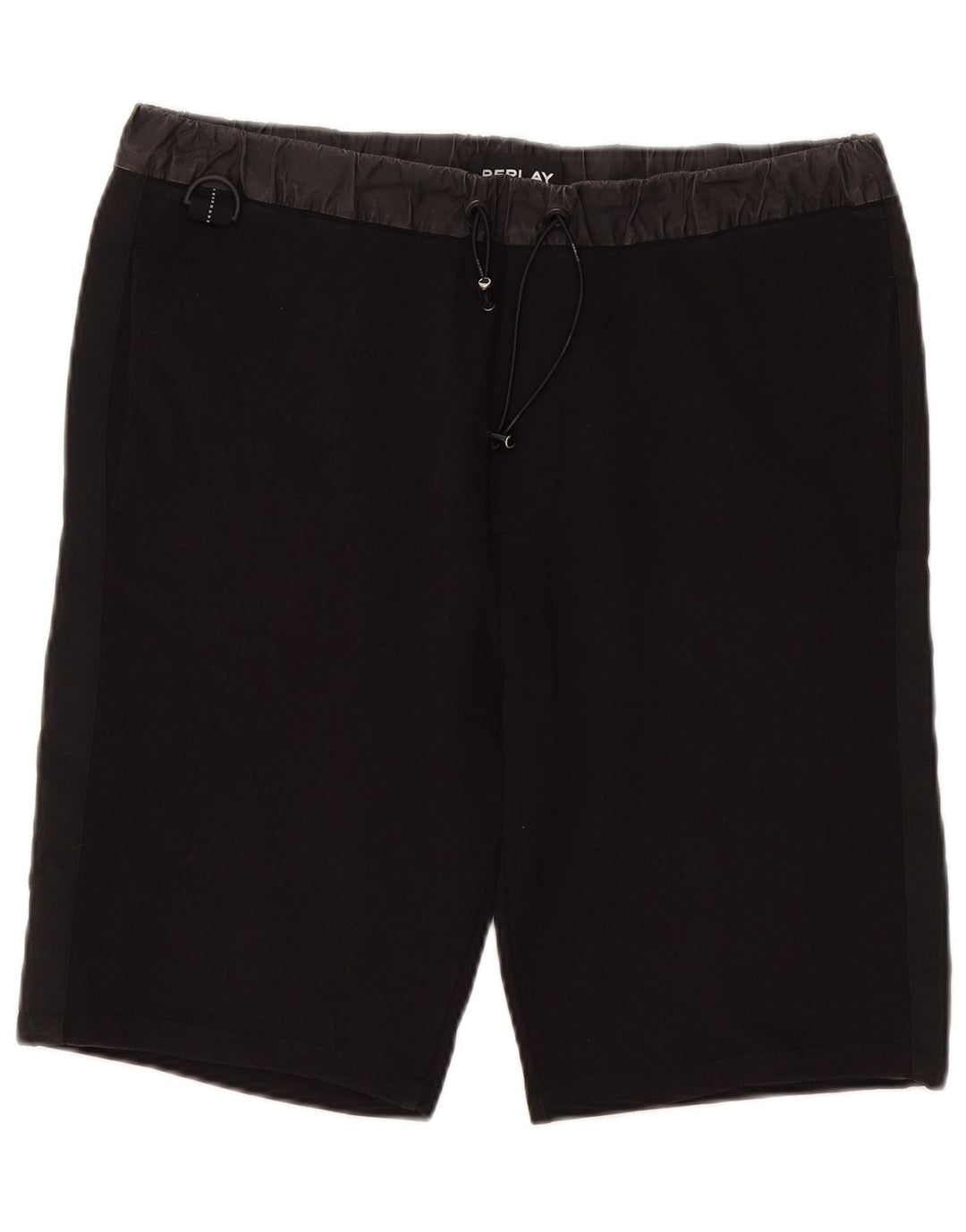 REPLAY Herre Chino Shorts Large W34 Sort Bomuld