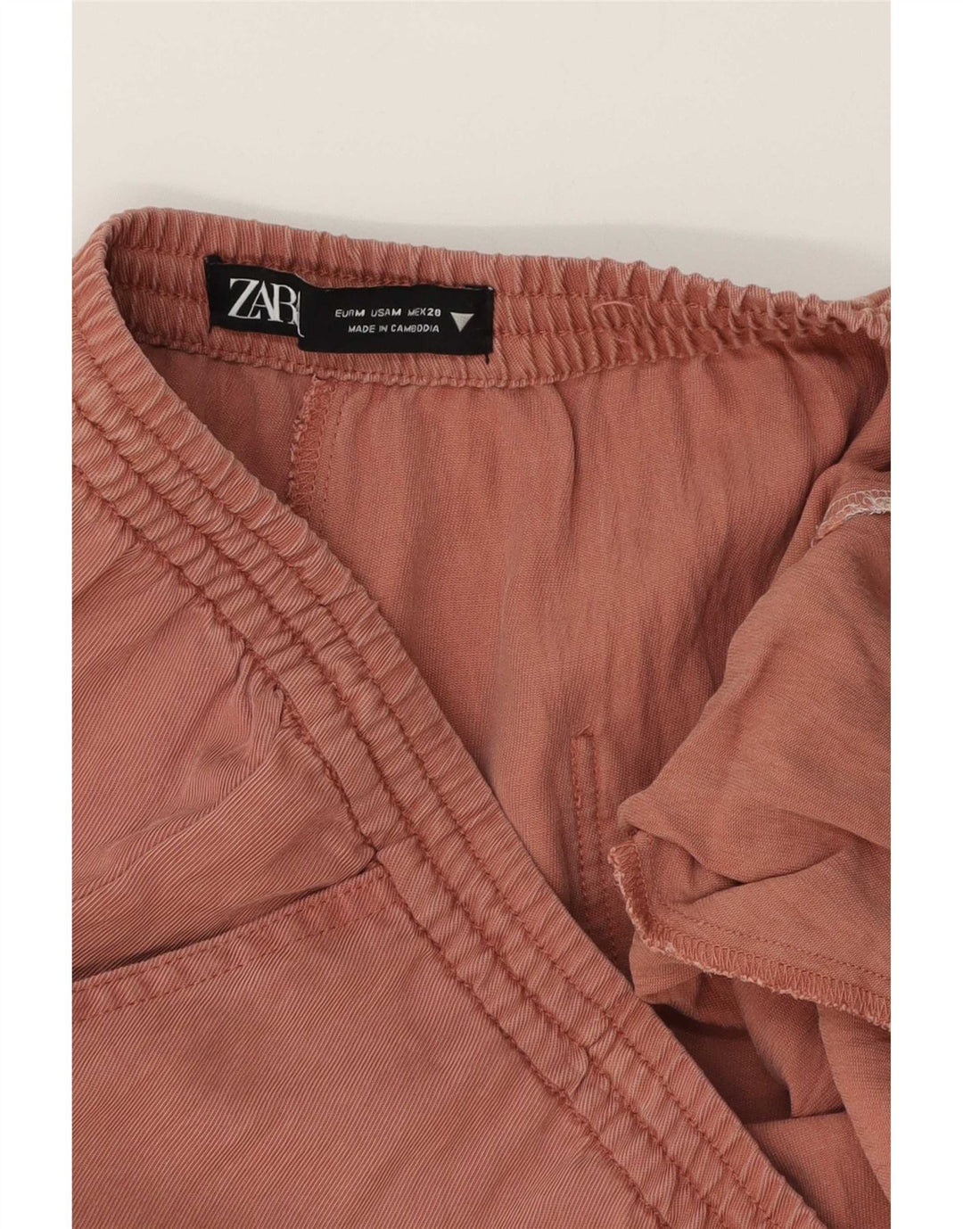 Zara Damebukser med brede ben Medium W28 L30 Pink