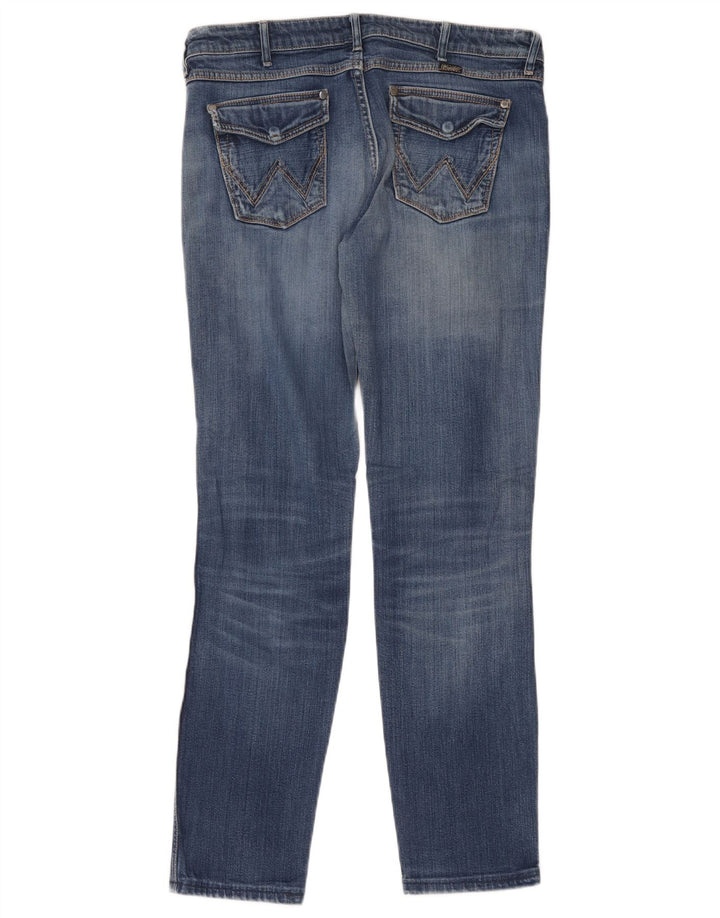 Wrangler Megan Slim Jeans til kvinder W32 L34 blå bomuld