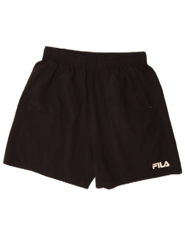 Fila Herre Sportshorts Medium Sort Polyester Sports