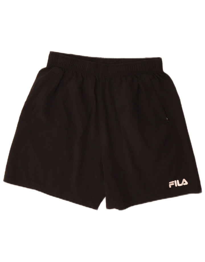 Fila Herre Sportshorts Medium Sort Polyester Sports