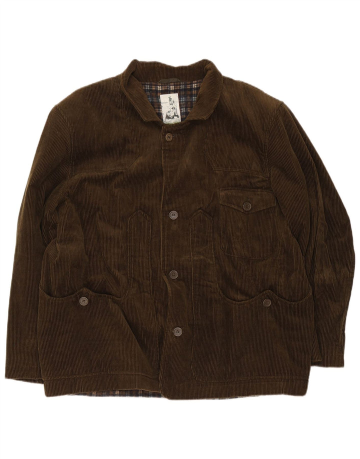 Hunter Herre Corduroy Jacket IT 50 Stor Brun Bomuld