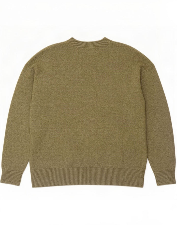 Marks & Spencer Herre V-hals sweater mellemgrøn polyester