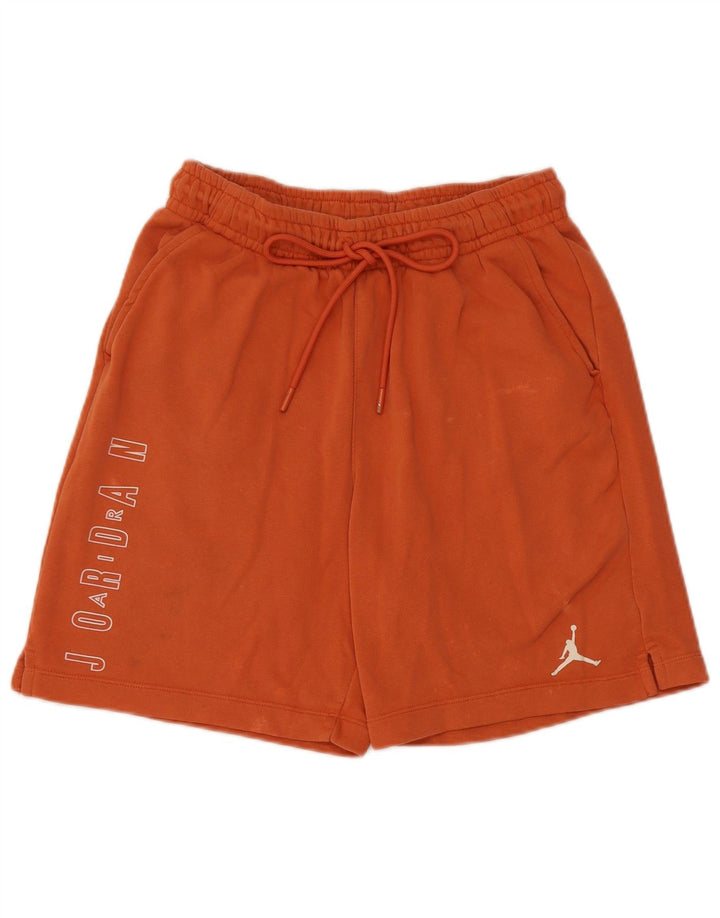 Jordan Herre grafiske sportsshorts Små orange bomuld