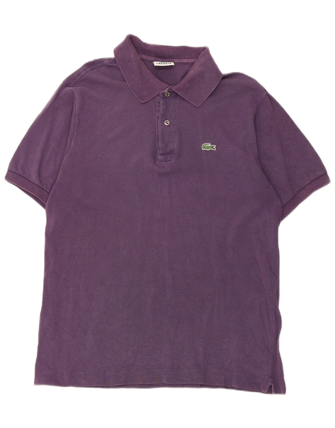 Lacoste herre poloshirt størrelse 4 Medium lilla bomuld