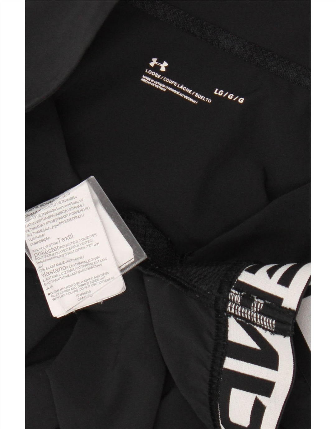 Under Armour Dame Grafisk Pullover Træningsdragt Top UK 16 Large Black