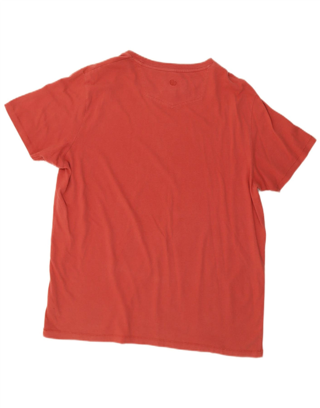 Fat Face Herre Grafisk T-Shirt Top Stor Rød Bomuld