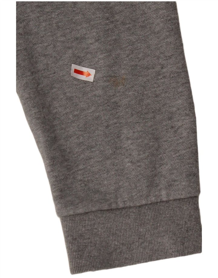 ADIDAS Herre hættetrøje Jumper Medium Grey Flecked Bomuld