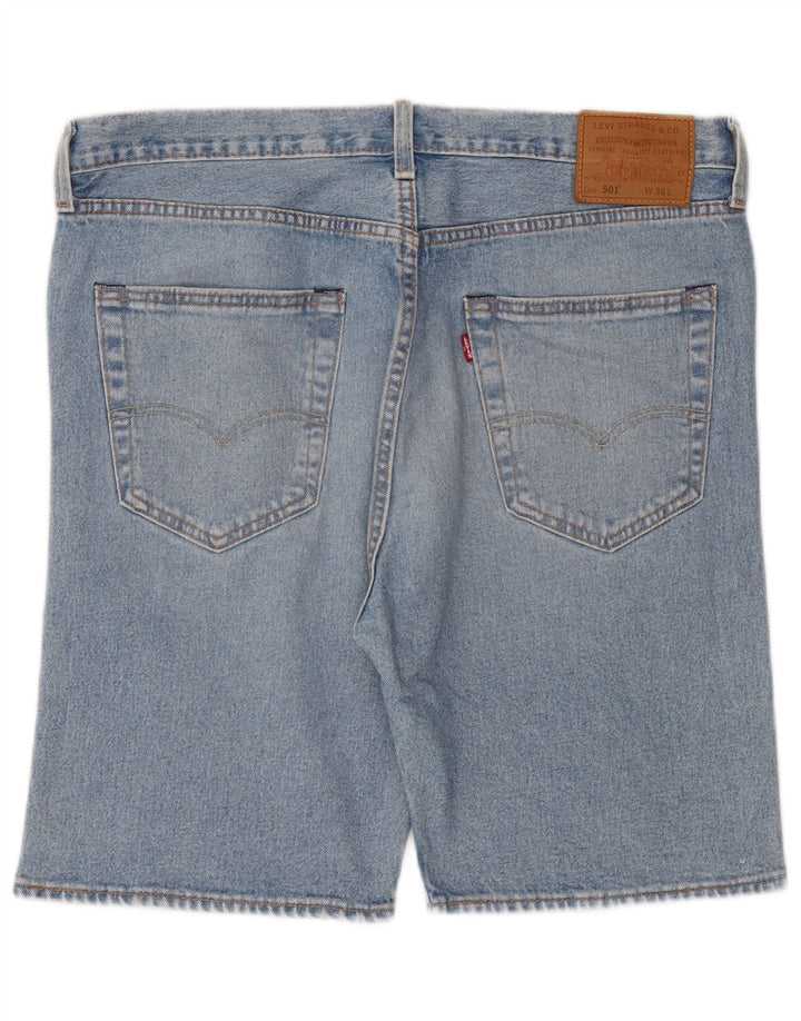 Levi's Herre 501 denimshorts W36 Large Blue Cotton