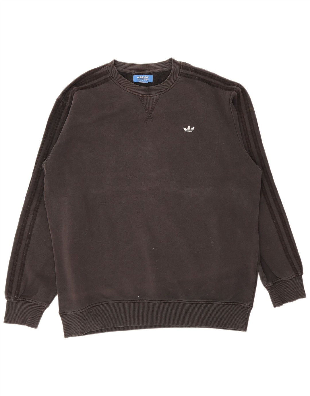 Adidas Sweatshirt til mænd, stor grå bomuld