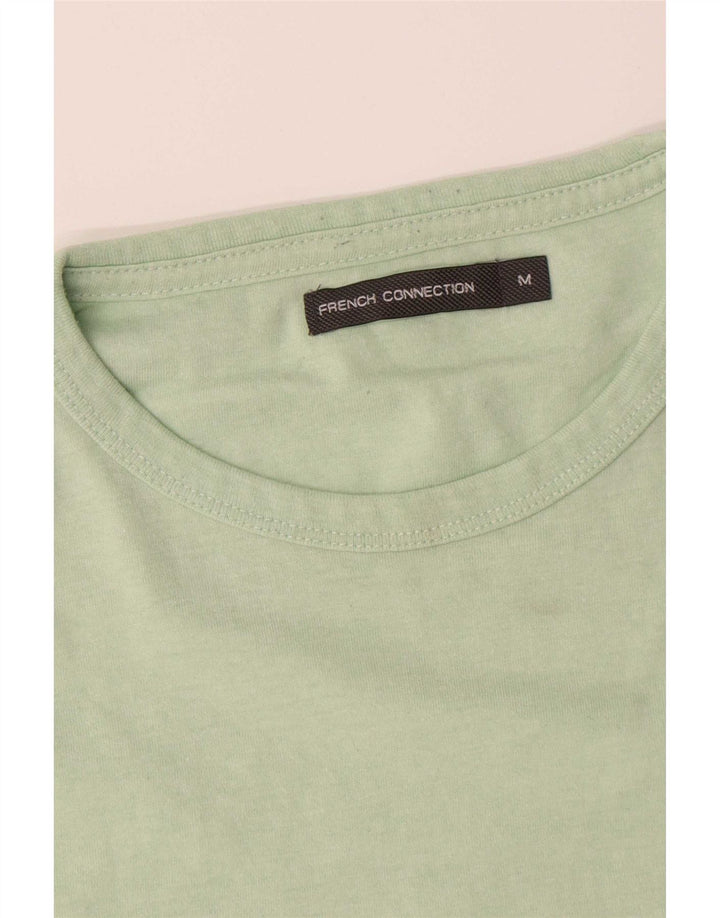 French Connection Herre T-Shirt Top Medium Grøn Bomuld