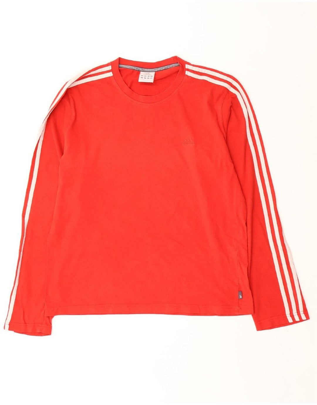 ADIDAS Herre Top Langærmet Stor Rød Bomuld