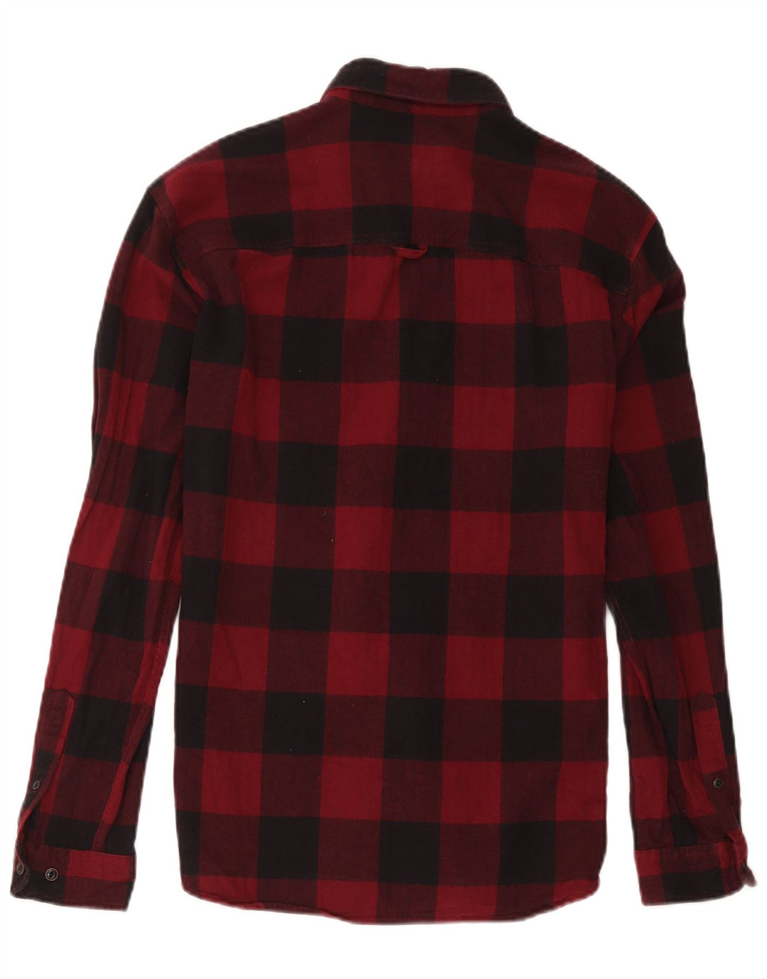 Jack & Jones herre flannelskjorte medium rød ternet bomuld