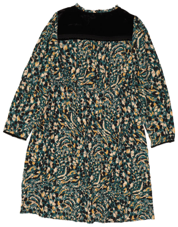Monsoon Dame Maxi Tea Dress UK 10 Small Multicolored Spotted Bohemian