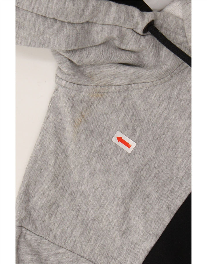 Jack & Jones Grafisk hættetrøje til mænd, stor grå farveblok